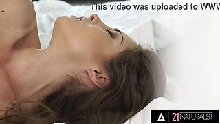 Twenty-one naturals - smoking hot Akira May wants to sate her fellow by fucking his huge hard pecker!