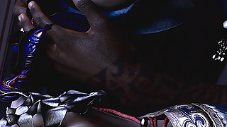 3D Hot Cosplay Slut Wearing Sexy Dress Got Fucked by BBC