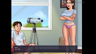Big Hot Aunty Sex Scene in Summertime Saga - Hottest 3D Cartoon Animation