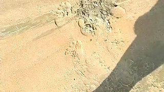 Beach Pee Desperation