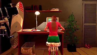 Hacker revved 2 poons into weenies, 3 DIMENSIONAL Animated Futa on Futa