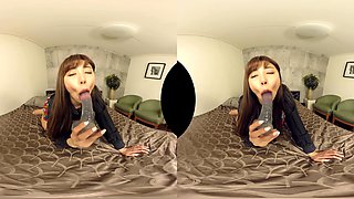 Jav Star Takes The Vr Reins Part 1; Japanese Idol Pov Sex Vr Threesome Voyeur