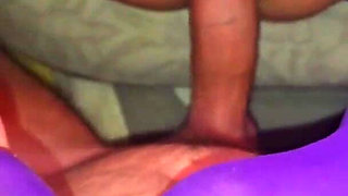 He Tore the Purple Nylon Tights on His Stepmom