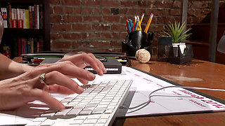 Big Tit MILF Takes Two Cocks in Her Ass and Pussy