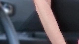 A Girl Caught Me Jerking off in the Car and Help Me Cum 4K. Ep 22202