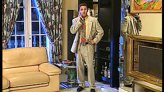 Stepmom with Big Tits Seduces Stepson - Hot Blonde Joins for Threesome