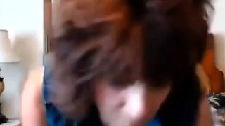 Redhead Granny in Pantyhose: Solo Masturbation