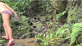 Pinay Cooking Wild Ferns And Sex In The Riverside - Viral Single Mom Outdoor