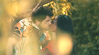Ebony Lola's sultry curves and Marcus' raw power in a steamy HD outdoors