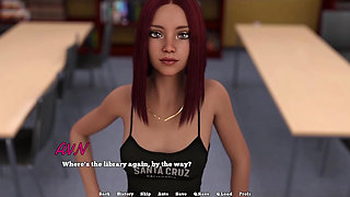 Law College - the Librarian Likes to Show Cleavage to Her Students