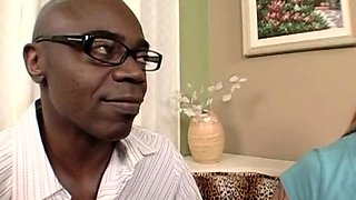 European blonde babe bangs big cock in bedroom