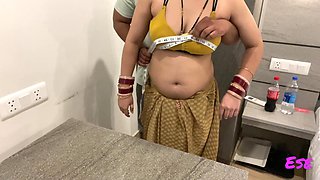 The Horny Tailor Showed His True Colors and Fucked Bhabhi's Pussy Under Some Pretext