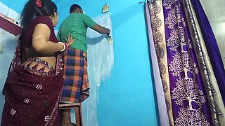Sona Bhabhi Hot Affair With House Printer While Husband Is Away - Desi Housewife Fuck