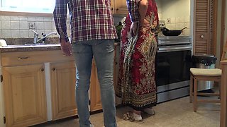 Pakistani Wife Lets Horny Stepson Creampie Her Pregnant Pussy