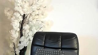 Sexy Shemale With Big Tits Jerking Her Huge Cock Off