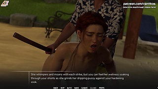 Young Babe Gets Her Hot Ass Spanked & Her Little Pussy Creampied - Taboo University(steam Game) - 3D Animated Hentai Game - #19