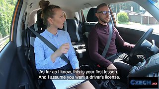 Milf Driving Instructor Needs Her Pussy Licked To Calm Her Down