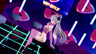 [mmd] Haku -i Will Be Yours Anal Plug Pussy Double Succubus Pattern Pink Erotic Fun Uniform