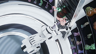 D.va - Clit Stroker & Anal Fuck Machine Squirt Overwatch 3D Fetish Porn