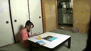 Japanese milfs hairy clit toy pleasured with vibrating toys