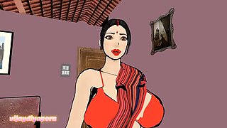 Indian Teacher Fucks Mom With Big Natural Tits - Desi Hardcore Sex