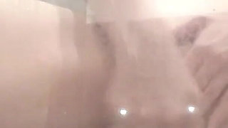 StepBrother Watching on Me Squirting in Shower