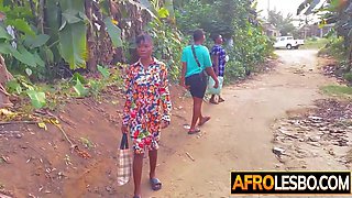 African village thot licked by lesbians
