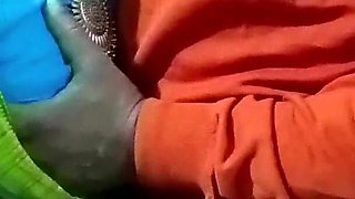 Indian Bhabhi Rakhi Hot Boob Press and Masti by Brother in Law While Doing Office Work at Home