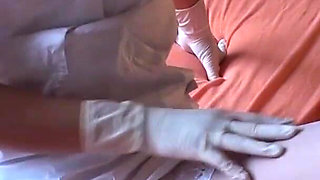 Latex Danielle new big dildo friend