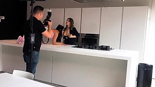 Stunning babes enjoy casting