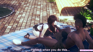Beauty Chick Get Hard Fuck - 3D Animation