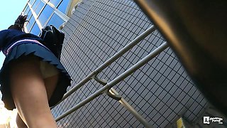 Japanese Beauty Unveils Hidden Desire in Slim Voyeur Peek