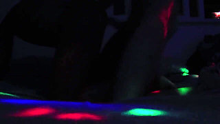 Romantic Couple Almost Break Bed and Camera in Sex Party