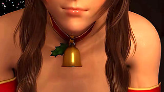 Aerith Xmas POV Cowgirl Ride - Final Fantasy 7 3D Animation
