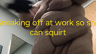 Sneaking off at Work Fuck She's Gonna Squirt