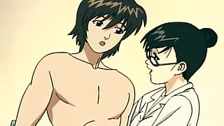 Uncensored Hentai: Sexy Dominant Doctor & a Pretty Submissive Busty Nurse Have Fun With Their Patient