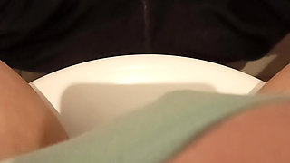 Rubbing My Wet Horny Kinky Pussy Through My Panties, While My Roommate Is Making Dinner