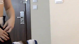 Vintage Lady Teasing in Brown Nylons Part 1 HD