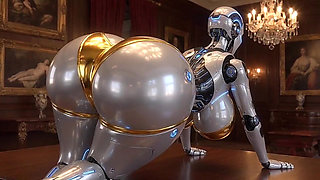 Curvy Sex Robot Shows How to Ride a Big Cock