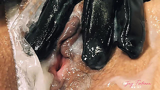Sticky Heaven: Squirting with Panties