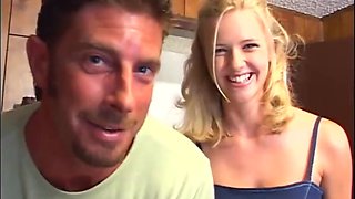 Sexy American Professional Retro Vintage Ass fucking with young blonde chick - Homemade Anal hardcore