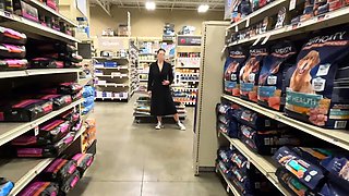 Stripping completely naked while out in public