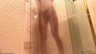 Beautiful women filiming herself while showering and bathing: Big Tits, Babe  Solo Porn