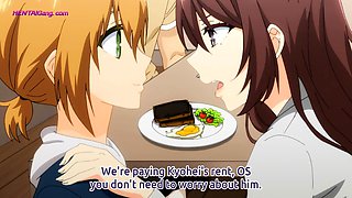 Anime MILF gets on all fours and begs for deep pounding