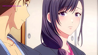 Unfaithful Wife Cheats on Her Husband with His Perv Friend - Uncensored Hentai(Eng Sub)