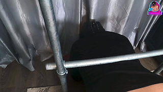 New Cane Spanking Femdom Slave