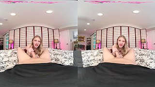 Cute Teen's VR Passion Unleashes Mature Sensual Heat