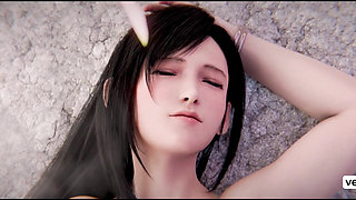 Tifa Lockhart's Submerged Surrender: A Sultry Drowning Fantasy