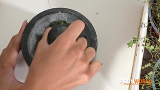 Exotic Beauty Lia Lin Tempts Her Masseuse Into Sensual Sex Session GP2912