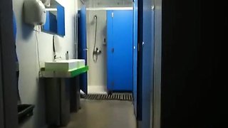 Big Cock Fucking in Public Locker Room